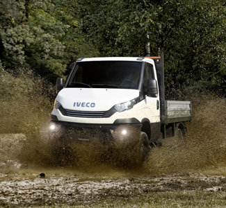 Der speziell entwickelte Fahrgestellrahmen des Daily 4x4 mit bis zu 5000 kg Hinterachslast